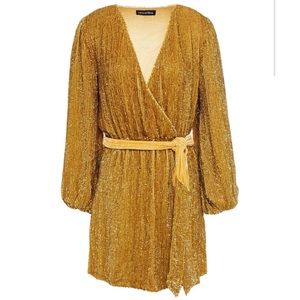 Retrofête Julie Dress - Gold